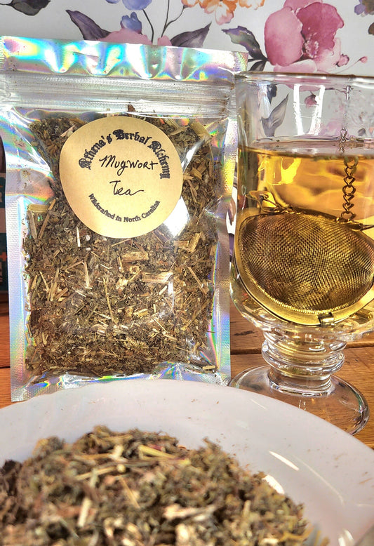 Lucid Dream Tea~ Mugwort~ Herbal Blend~ 1/2 or 1 oz- Artemisia Vulgaris, Astral Travel , Menstrual regulation, Herbal tea, Organic - Athena's Herbal Alchemy