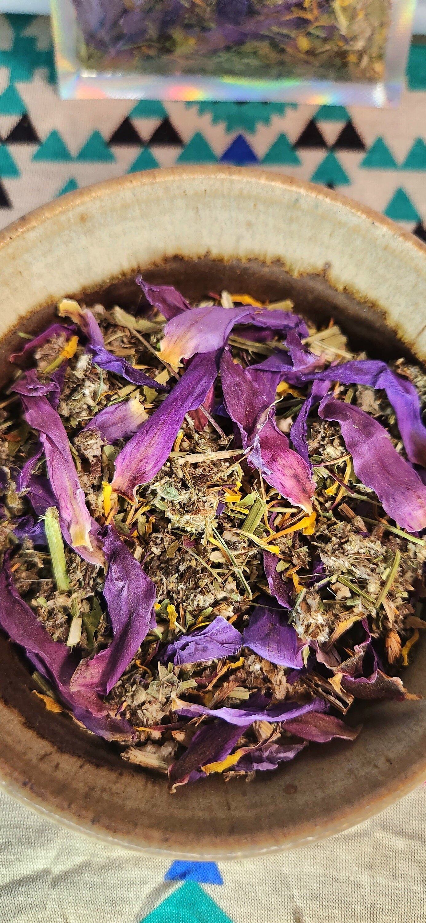 Lucid Dream~Lucid Shaman Tea~ with Tea bags~Egyptian Blue Lotus, Nymphaea Caerulea, Mugwort, Dream herb, Passionflower - Athena's Herbal Alchemy